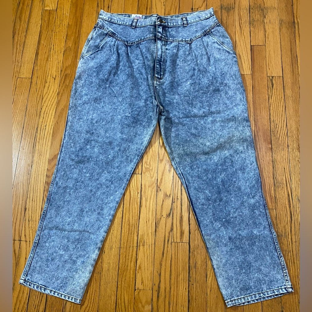 Vintage acid-wash jeans by Mystic Blues!